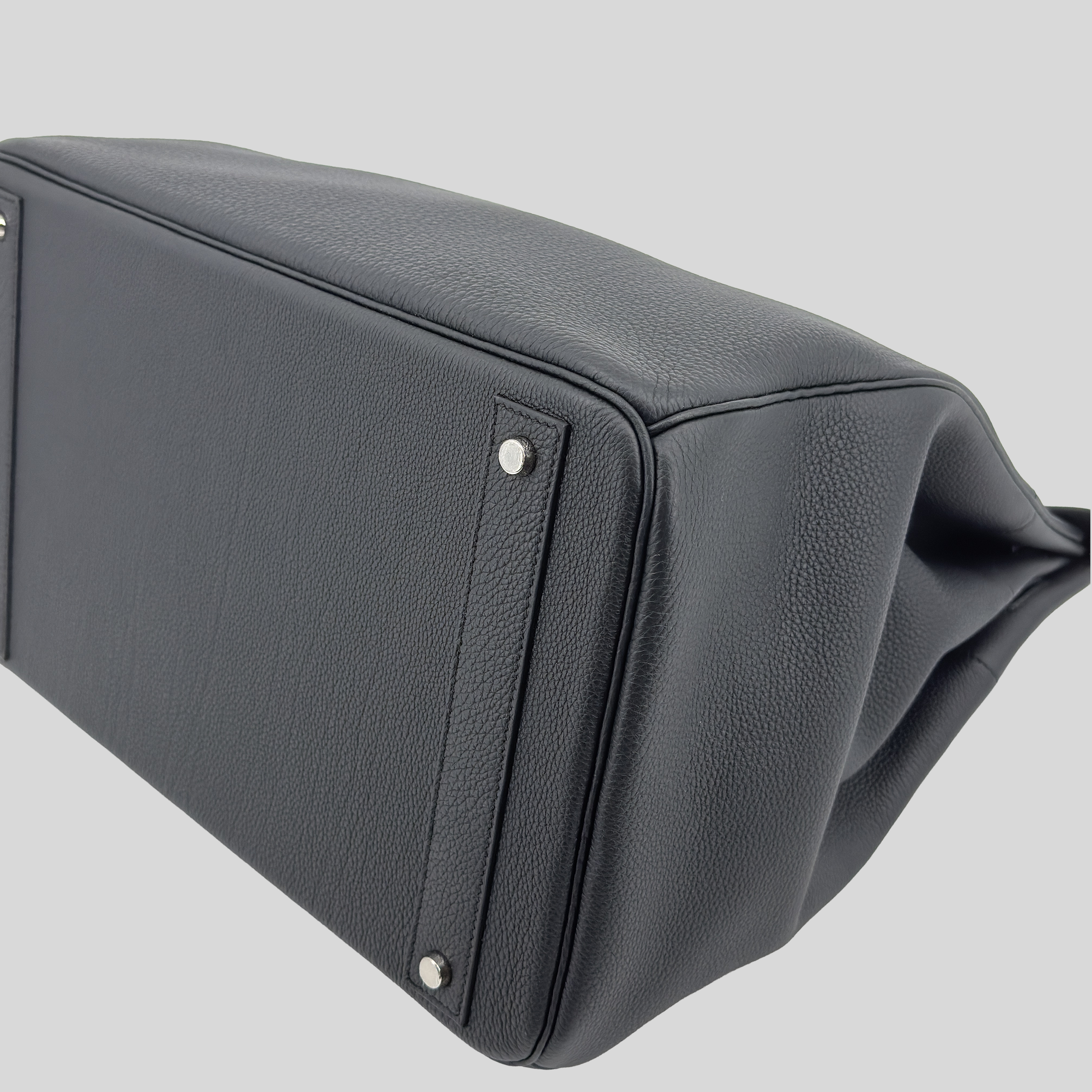 Hermès HAC 40 Black Togo Palladium Hardware