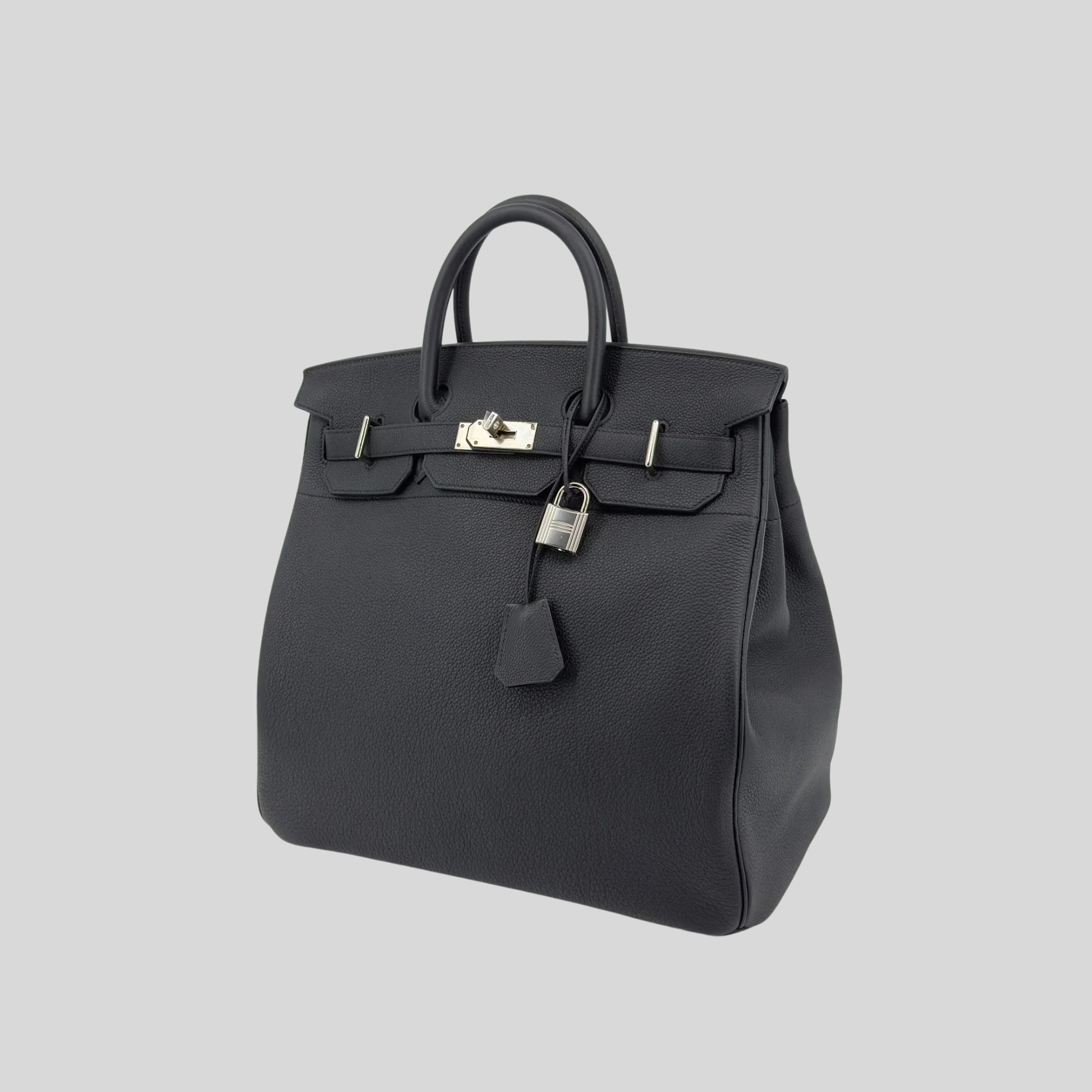 Hermès HAC 40 Black Togo Palladium Hardware