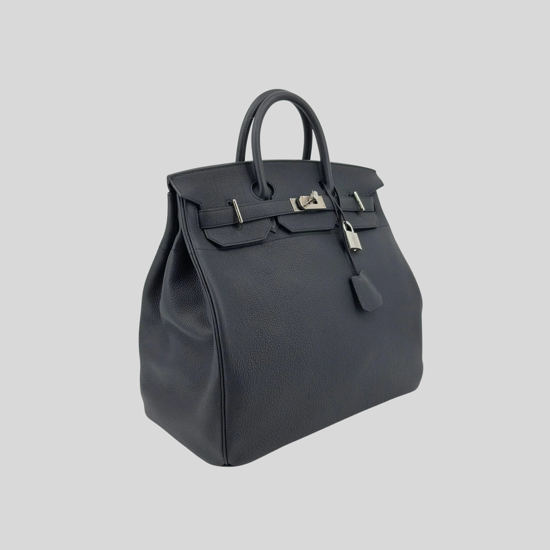 Hermès HAC 40 Black Togo Palladium Hardware