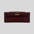 Hermès Kelly Cut Rouge H Epsom Gold Hardware (2026 G) | Randolph Goods