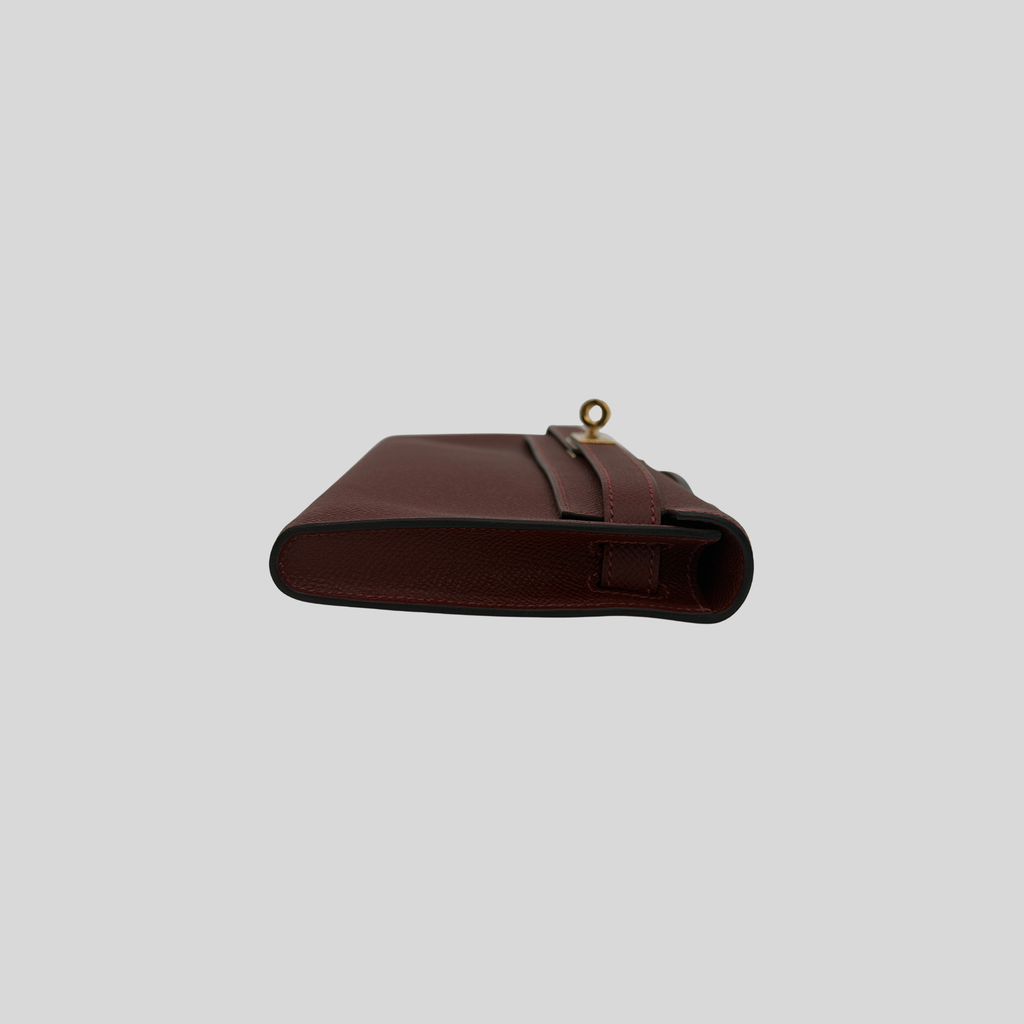 Hermès Kelly Cut Rouge H Epsom Gold Hardware (2026 G) | Randolph Goods