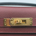 Hermès Kelly Cut Rouge H Epsom Gold Hardware (2026 G) | Randolph Goods