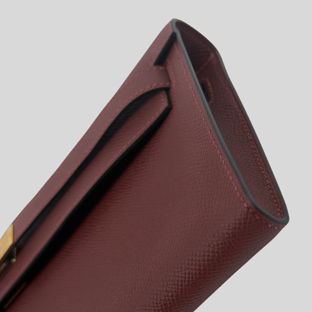 Hermès Kelly Cut Rouge H Epsom Gold Hardware (2026 G) | Randolph Goods