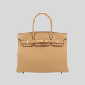 Hermès Birkin 30 Biscuit Togo Leather Gold Hardware
