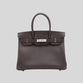 Hermès Birkin 30 Chocolate Epsom Leather Palladium Hardware