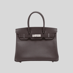 Hermès Birkin 30 Chocolate Epsom Leather Palladium Hardware