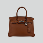 Hermès Birkin 30 Fauve Barenia Faubourg Palladium Hardware | Randolph Goods