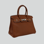 Hermès Birkin 30 Fauve Barenia Faubourg Palladium Hardware | Randolph Goods