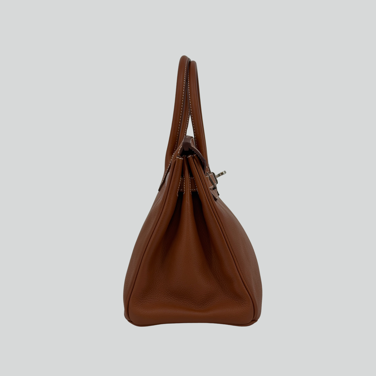 Hermès Birkin 30 Fauve Barenia Faubourg Palladium Hardware | Randolph Goods