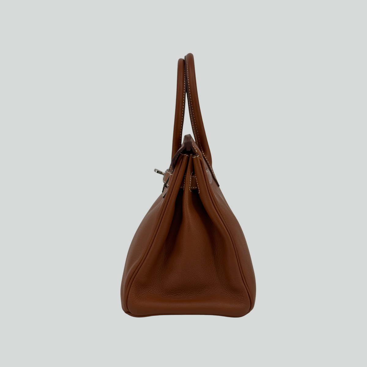 Hermès Birkin 30 Fauve Barenia Faubourg Palladium Hardware | Randolph Goods