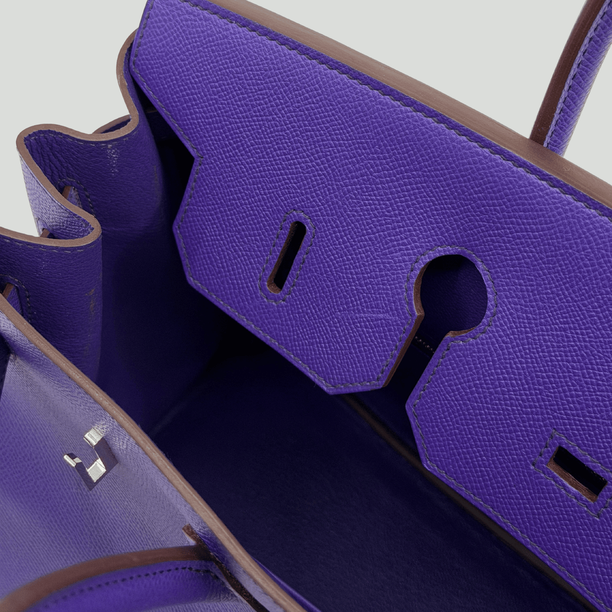 Hermès Birkin 35 Ultraviolet Epsom Palladium Hardware | Randolph Goods