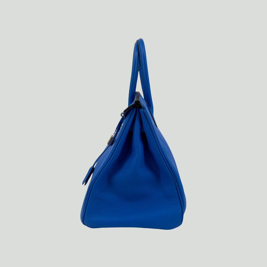 Hermès Birkin 35 Bleu Hydra Togo Palladium Hardware