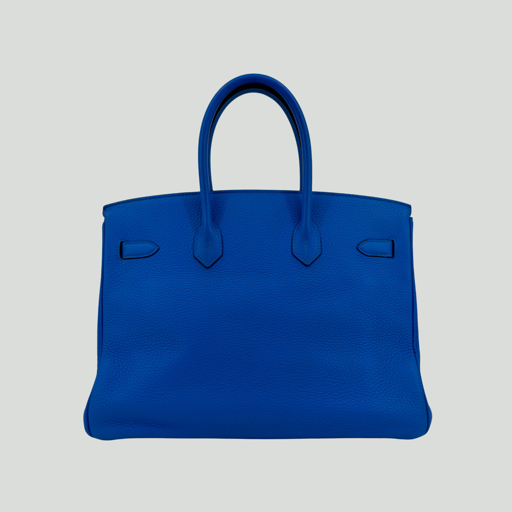 Hermès Birkin 35 Bleu Hydra Togo Palladium Hardware