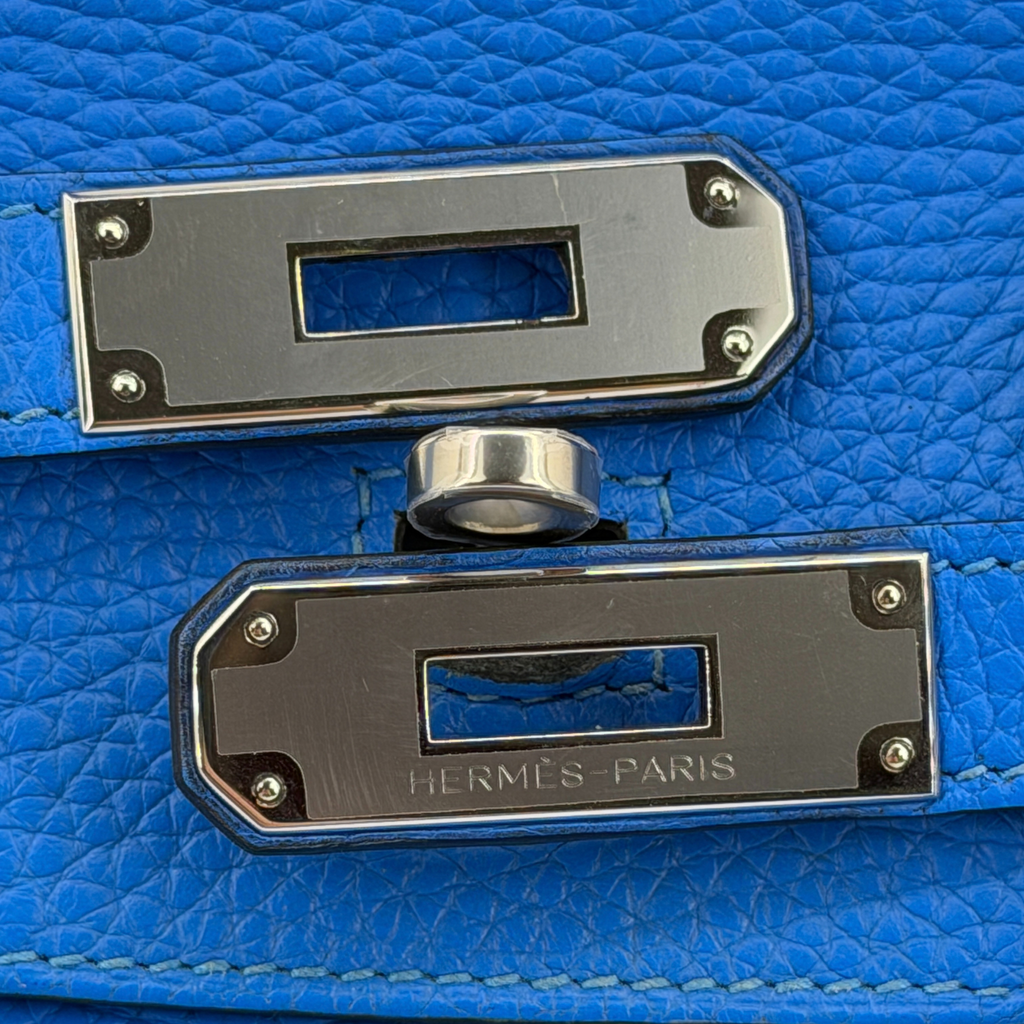 Hermès Birkin 35 Bleu Hydra Togo Palladium Hardware