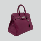 Hermès Birkin 35 Candy Collection Verso Tosca/Rose Tyrien Interior Epsom Palladium Hardware
