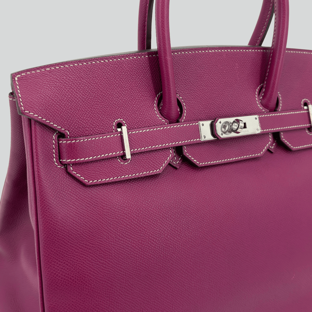 Hermès Birkin 35 Candy Collection Verso Tosca/Rose Tyrien Interior Epsom Palladium Hardware