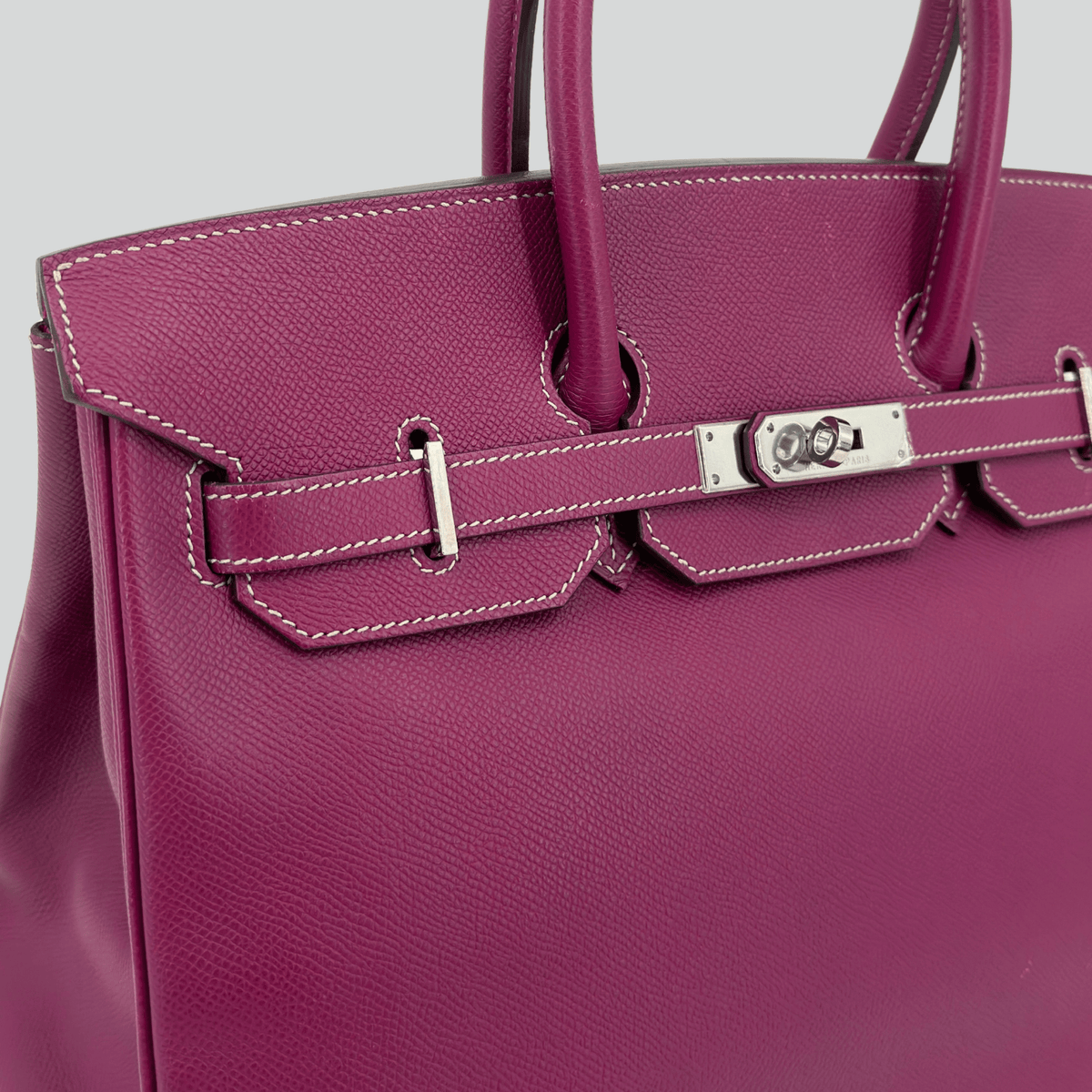 Hermès Birkin 35 Candy Collection Verso Tosca/Rose Tyrien Interior Epsom Palladium Hardware