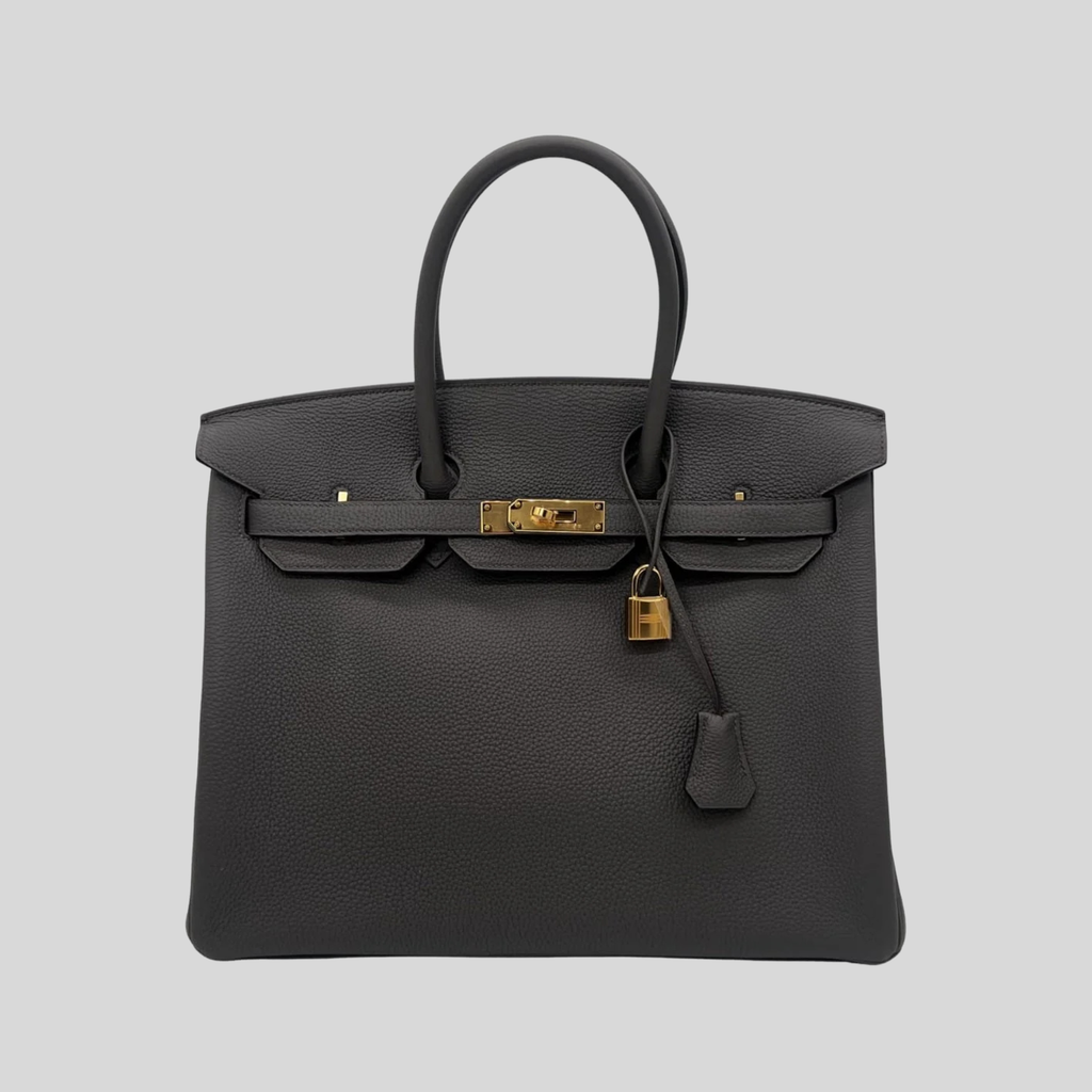 Hermès Birkin 35 Etain Togo Leather Gold Hardware – 2021 Designer Handbag