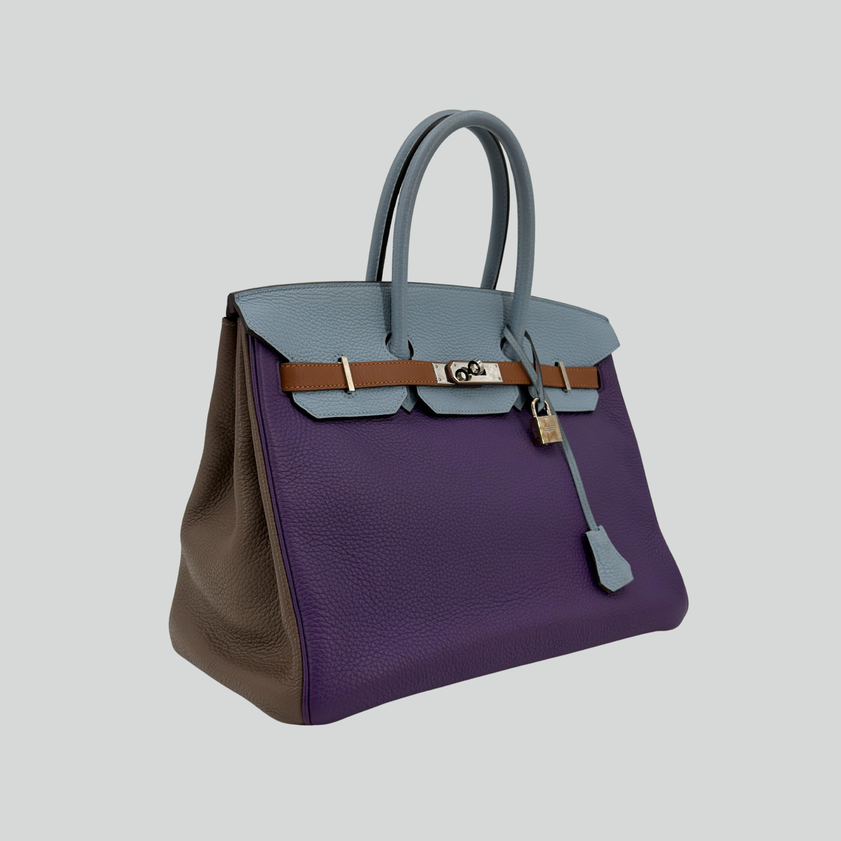 Hermès Birkin 35 Limited Edition “Arlequin” Multicolor (6 different colors) Palladium Hardware - 2012 P