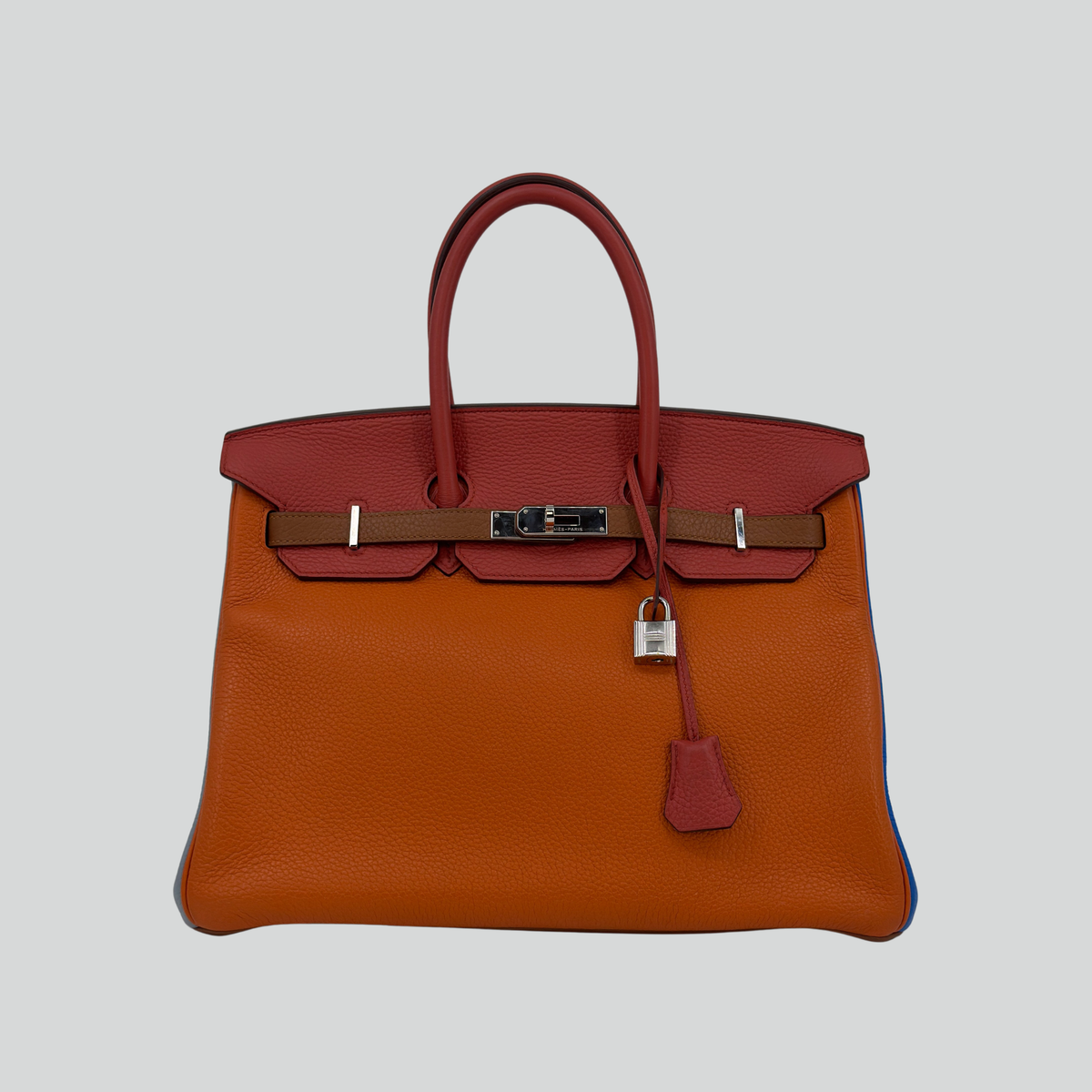 Hermès Birkin 35 Limited Edition “Arlequin” Multicolor (6 different colors) Palladium Hardware - 2013 Q | Randolph Goods