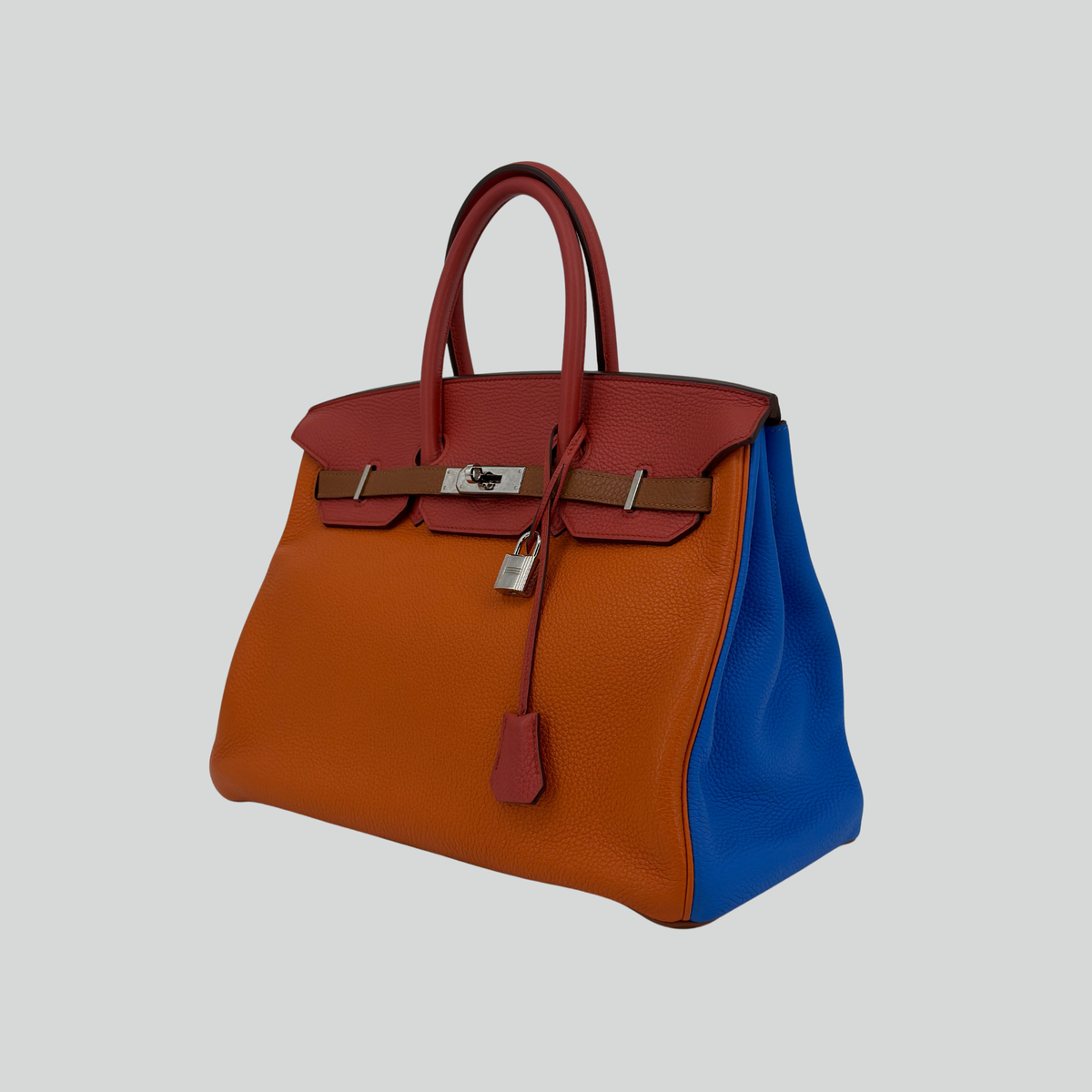 Hermès Birkin 35 Limited Edition “Arlequin” Multicolor (6 different colors) Palladium Hardware - 2013 Q | Randolph Goods