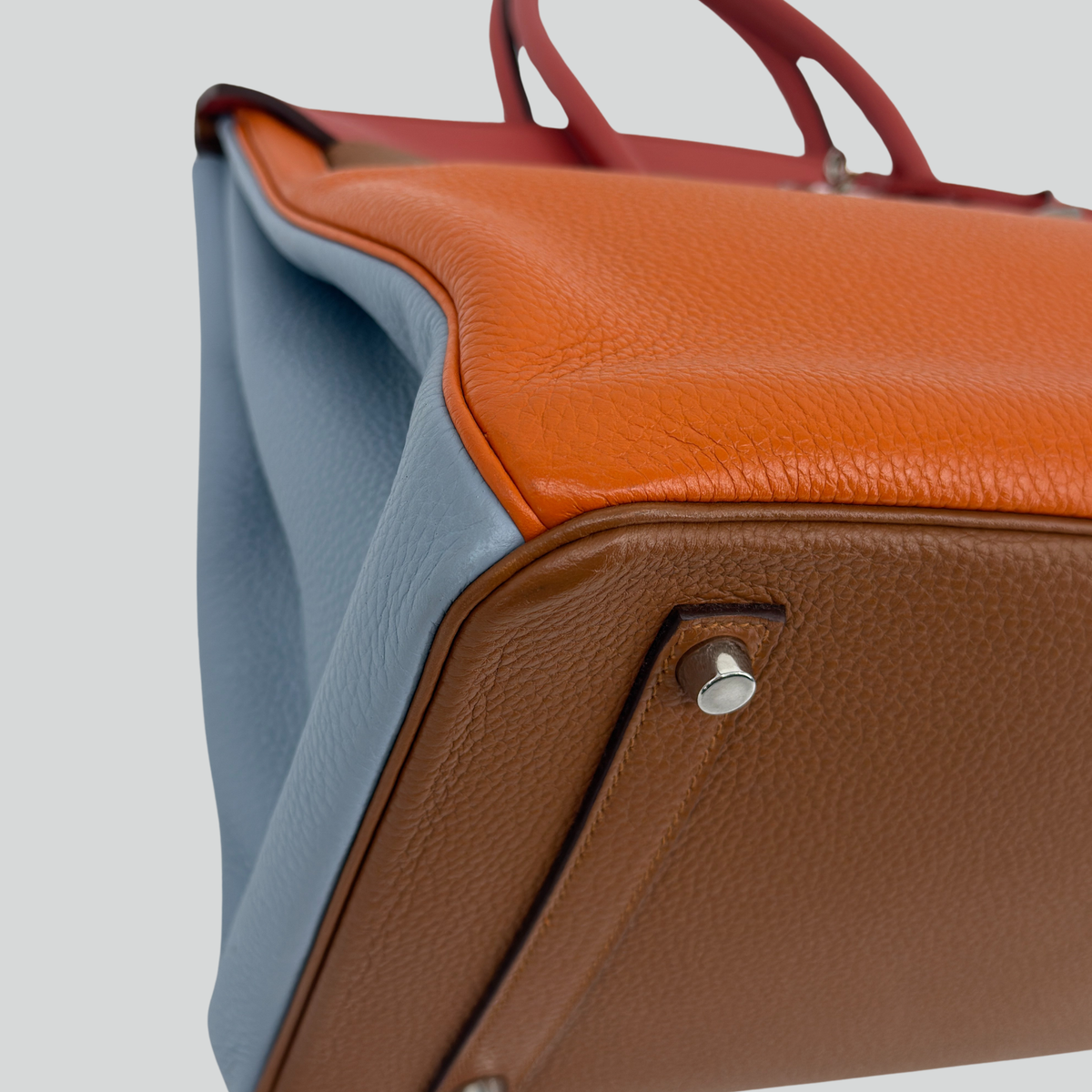 Hermès Birkin 35 Limited Edition “Arlequin” Multicolor (6 different colors) Palladium Hardware - 2013 Q | Randolph Goods