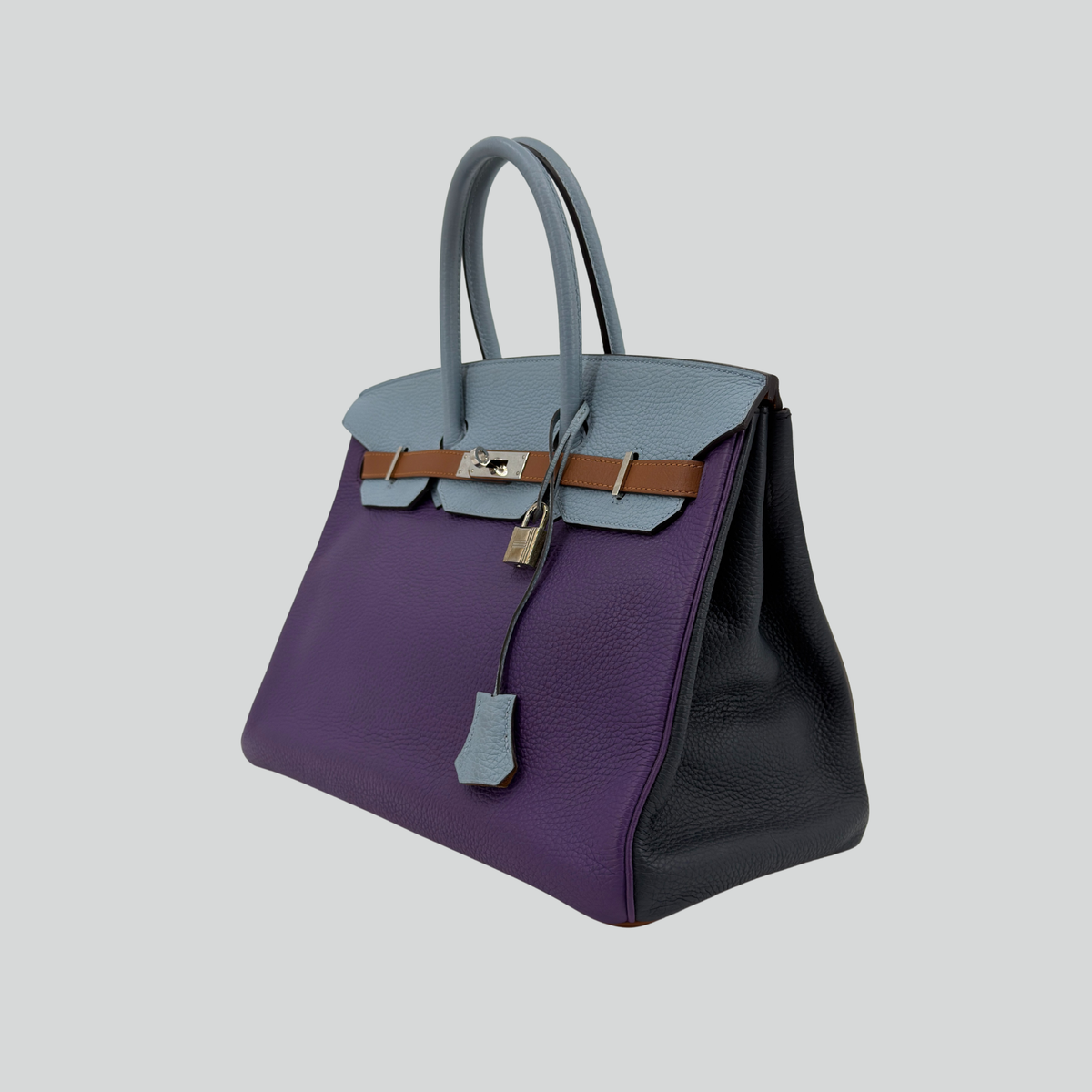 Hermès Birkin 35 Limited Edition “Arlequin” Multicolor (6 different colors) Palladium Hardware - 2012 P
