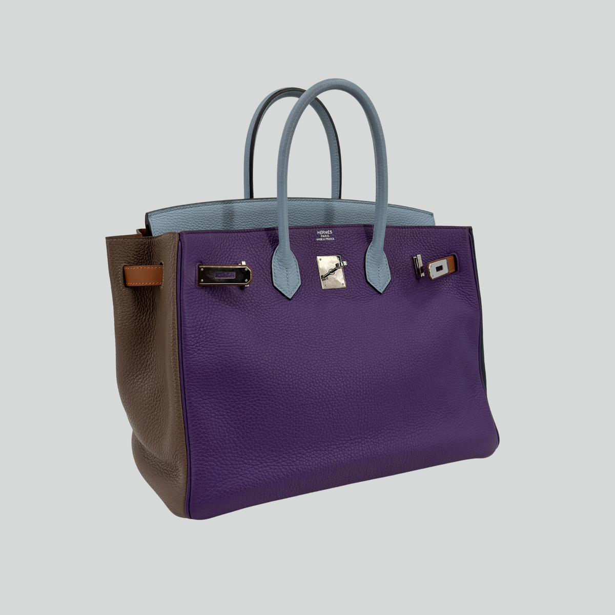 Hermès Birkin 35 Limited Edition “Arlequin” Multicolor (6 different colors) Palladium Hardware - 2012 P