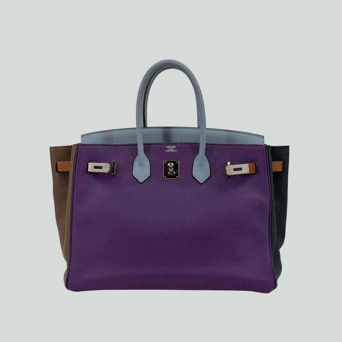 Hermès Birkin 35 Limited Edition “Arlequin” Multicolor (6 different colors) Palladium Hardware - 2012 P
