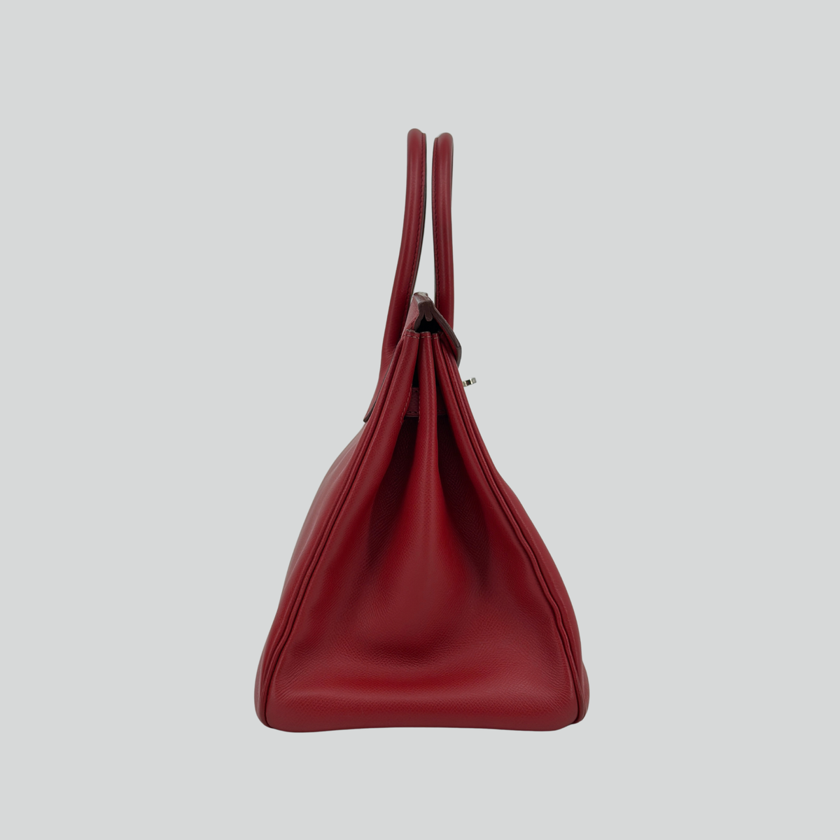 Hermès Birkin 35 Rouge Vif Epsom Palladium Hardware