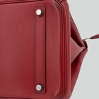 Hermès Birkin 35 Rouge Vif Epsom Palladium Hardware