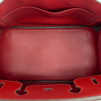 Hermès Birkin 35 Rouge Vif Epsom Palladium Hardware