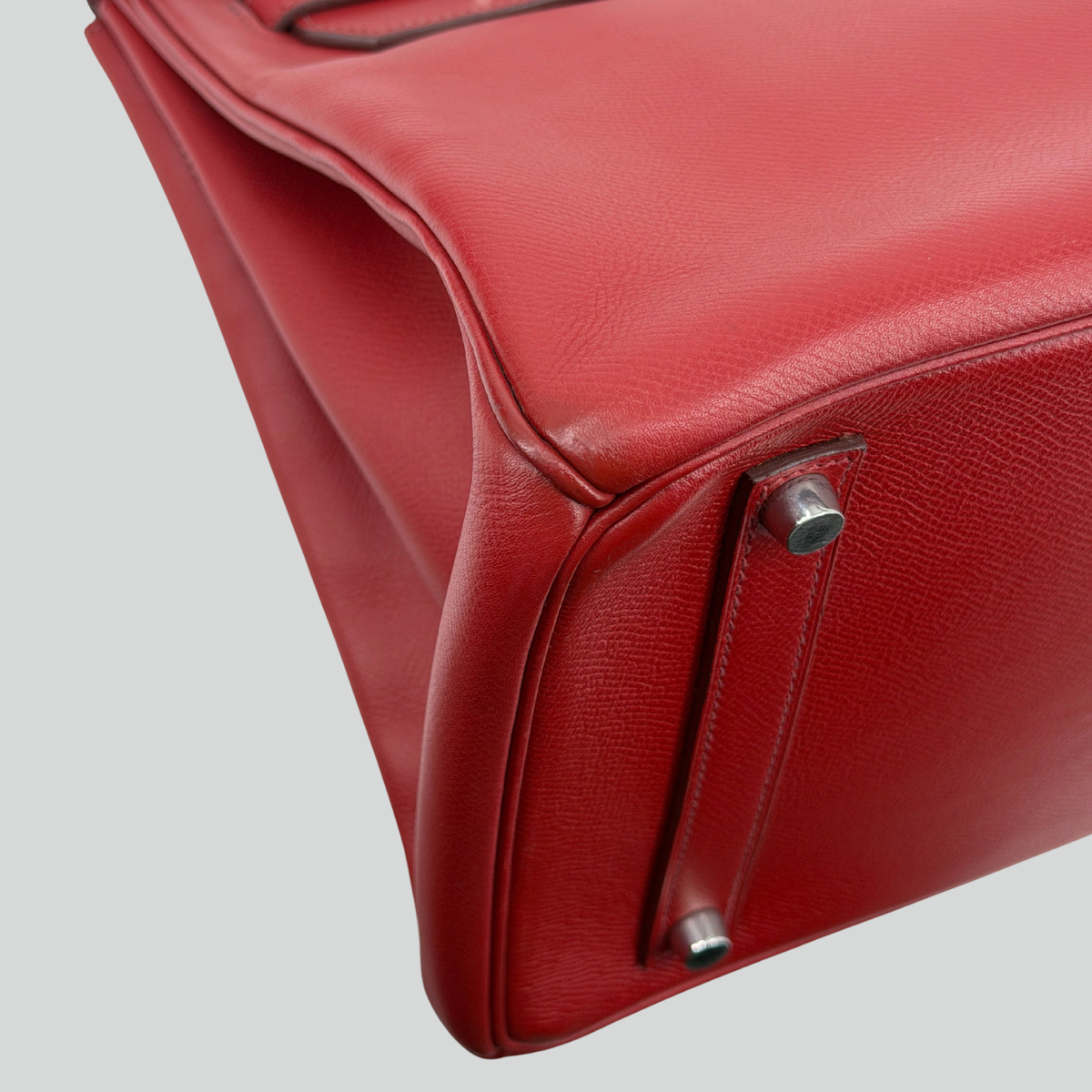 Hermès Birkin 35 Rouge Vif Epsom Palladium Hardware