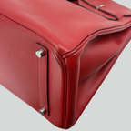 Hermès Birkin 35 Rouge Vif Epsom Palladium Hardware