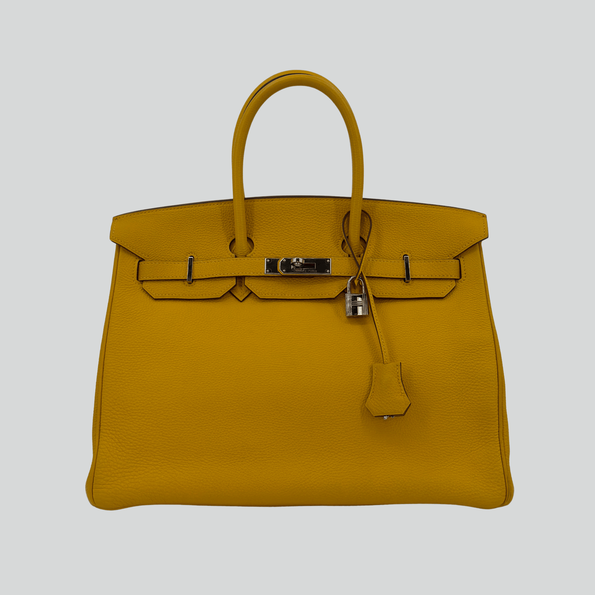 Hermès Birkin 35 Soleil Clemence Palladium Hardware | Randolph Goods