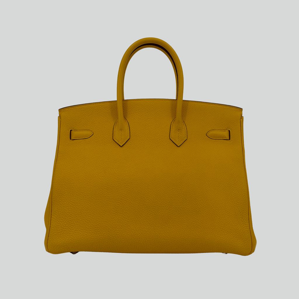 Hermès Birkin 35 Soleil Clemence Palladium Hardware | Randolph Goods