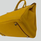Hermès Birkin 35 Soleil Clemence Palladium Hardware | Randolph Goods