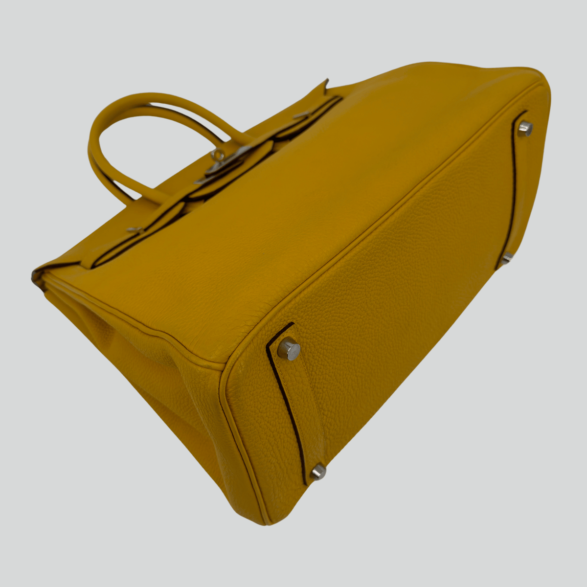 Hermès Birkin 35 Soleil Clemence Palladium Hardware | Randolph Goods