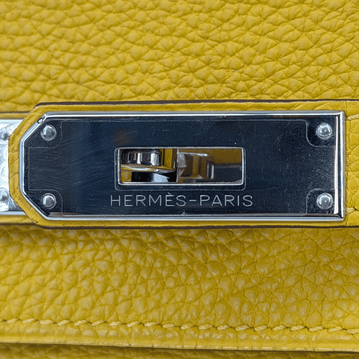Hermès Birkin 35 Soleil Clemence Palladium Hardware | Randolph Goods