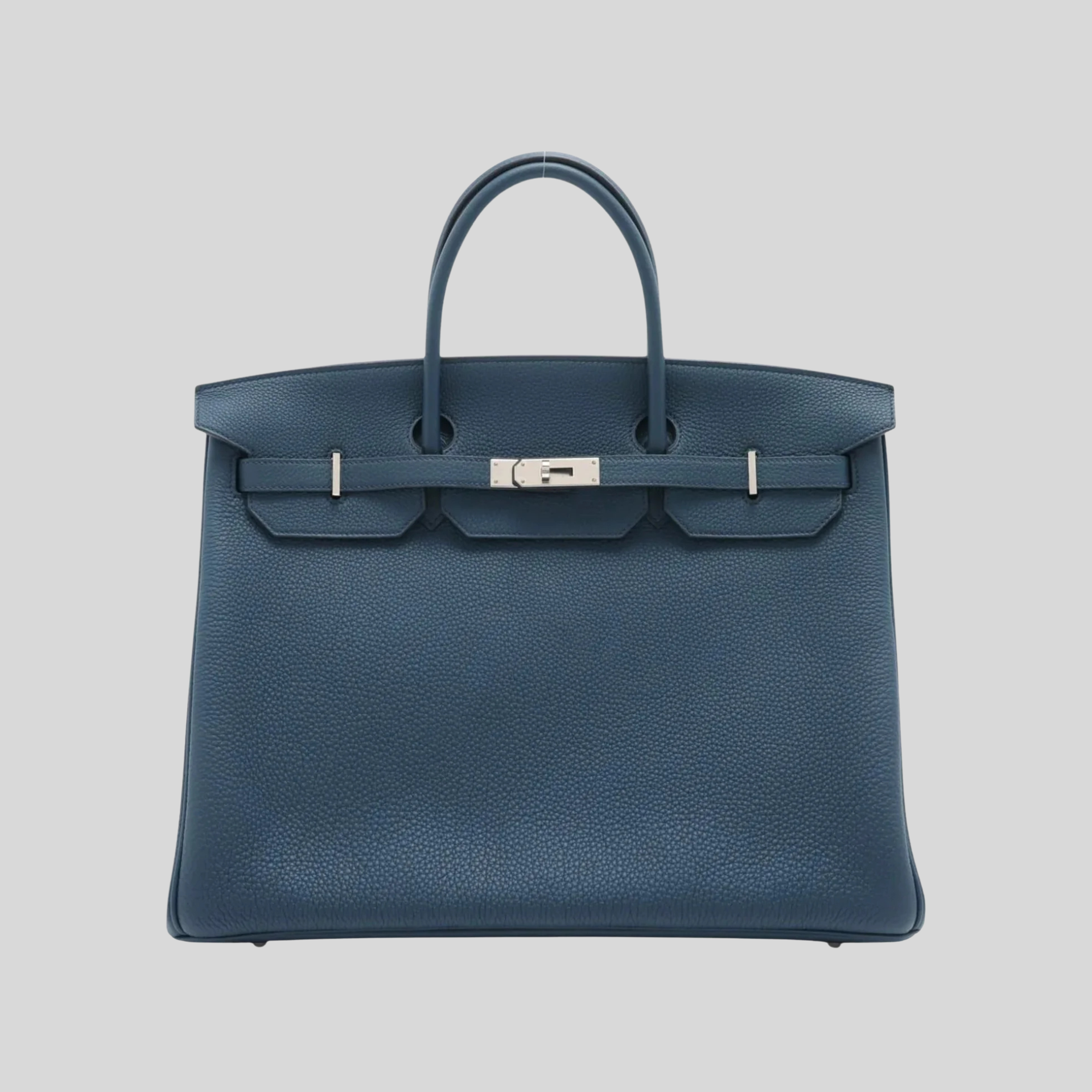 Hermès Birkin 40 Bleu De Prusse Togo Leather Palladium Hardware
