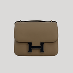 Hermès Constance 18 Gris Tourterelle Swift Palladium Hardware