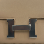 Hermès Constance 18 Gris Tourterelle Swift Palladium Hardware