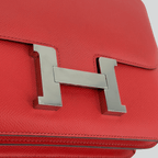 Hermès Constance 24 Rose Jaipur Epsom Palladium Hardware | Randolph Goods