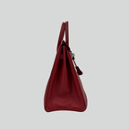 Hermès HAC 28 Rouge Vif Epsom Palladium Hardware | Randolph Goods
