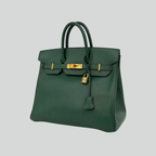 Hermès HAC 32 Vert Bengale Ardennes Gold Hardware | Randolph Goods
