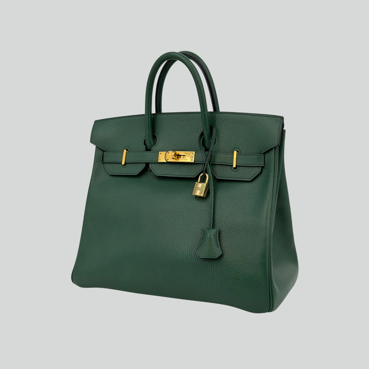 Hermès HAC 32 Vert Bengale Ardennes Gold Hardware | Randolph Goods