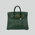 Hermès HAC 32 Vert Bengale Ardennes Gold Hardware | Randolph Goods
