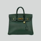 Hermès HAC 32 Vert Bengale Ardennes Gold Hardware | Randolph Goods