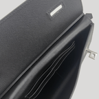 Hermès Hacademi Pouch Black Epsom Palladium Hardware | Randolph Goods