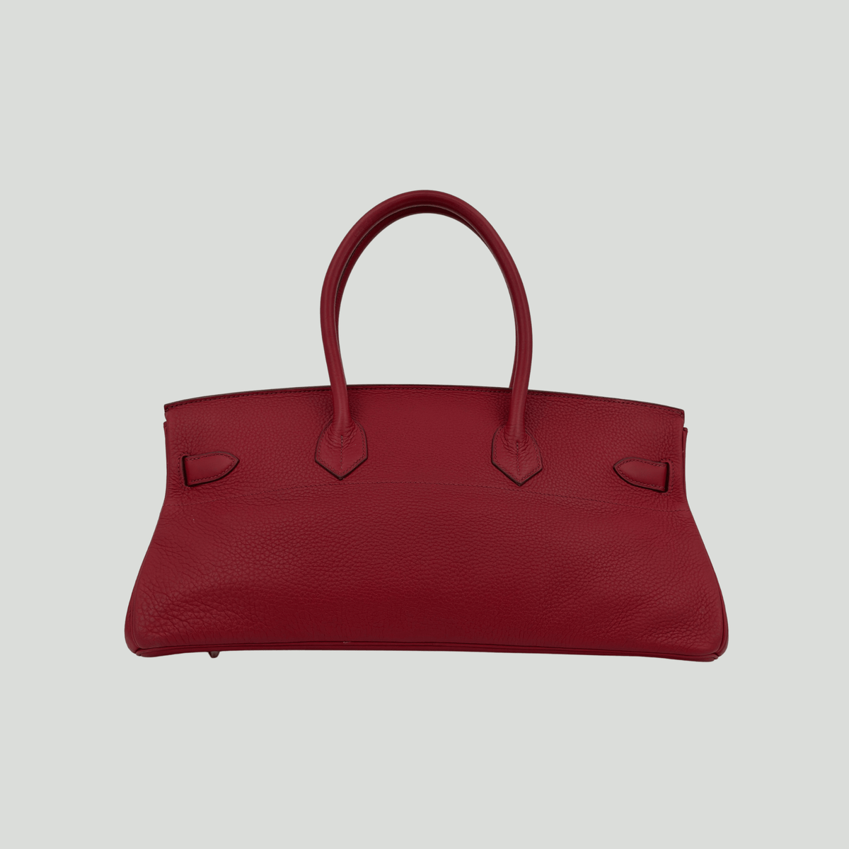 Hermès JPG Shoulder Birkin 42 Rouge H Clemence Palladium Hardware